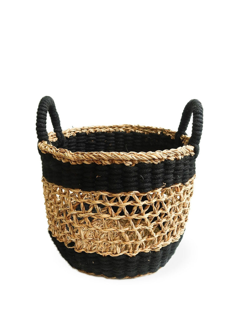 Ula Mesh Basket - Black (Set Of 3) - ourCommonplace