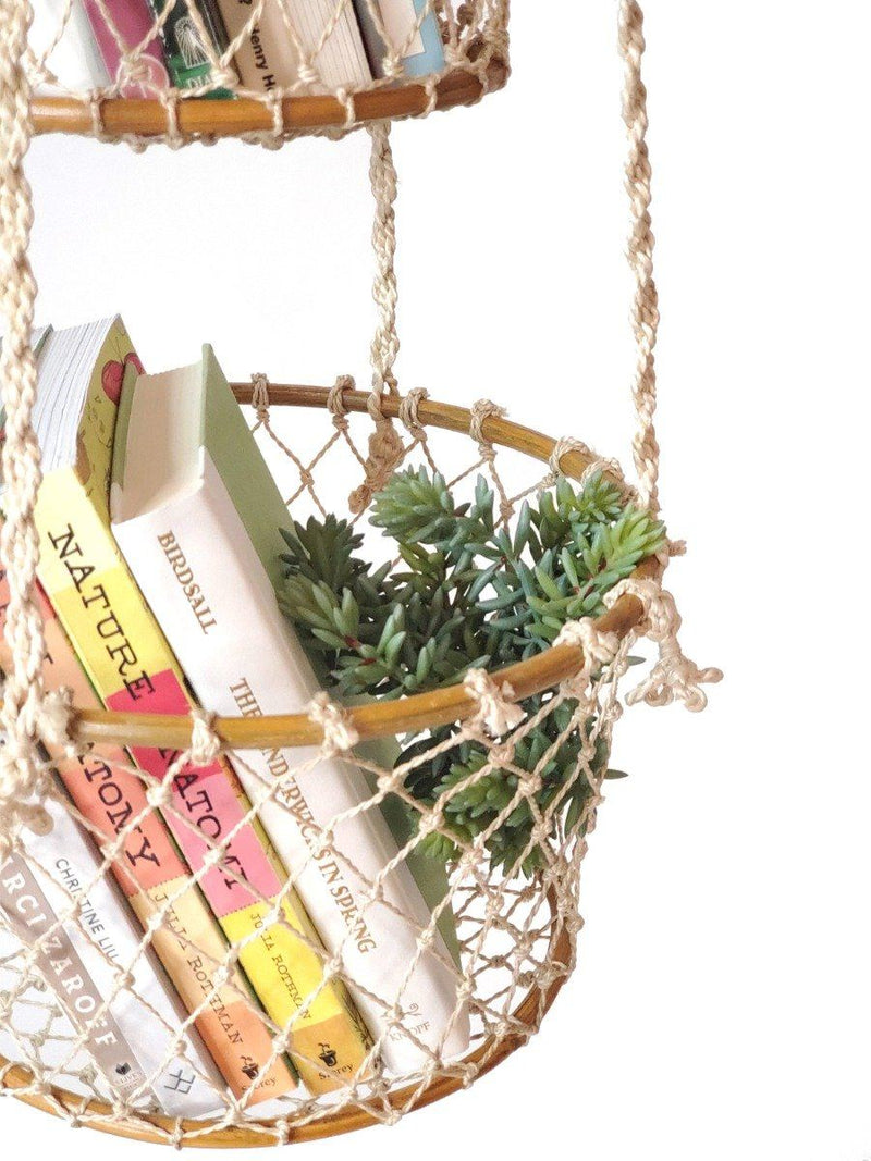 Jhuri Double Hanging Basket - ourCommonplace