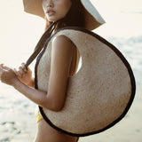 SOLO Halo Jute Straw Bag - ourCommonplace