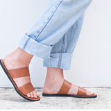 The Ophelia Leather Slide Sandal - ourCommonplace