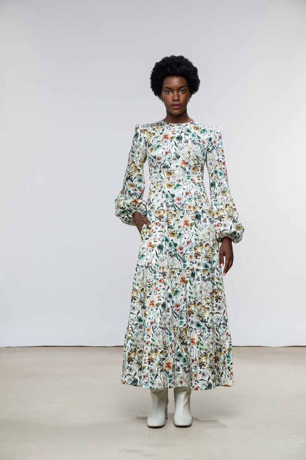 Ann Dress / Alpine Floral Cotton - ourCommonplace
