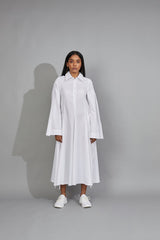 CLASSIC SHIRT DRESS WHITE - ourCommonplace