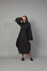 CLASSIC SHIRT DRESS BLACK - ourCommonplace