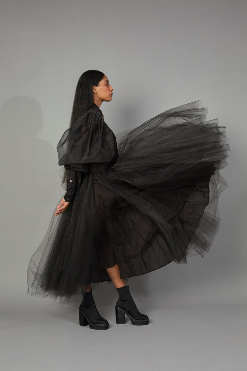 WOLF WING TULLE DRESS - ourCommonplace