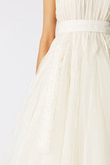 BOTTLEBRUSH ORGANZA DRESS IVORY - ourCommonplace