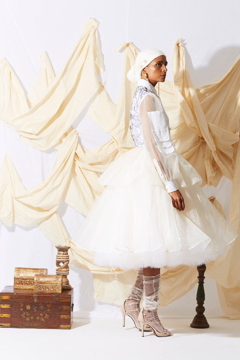Organza Trench Shirt - ourCommonplace