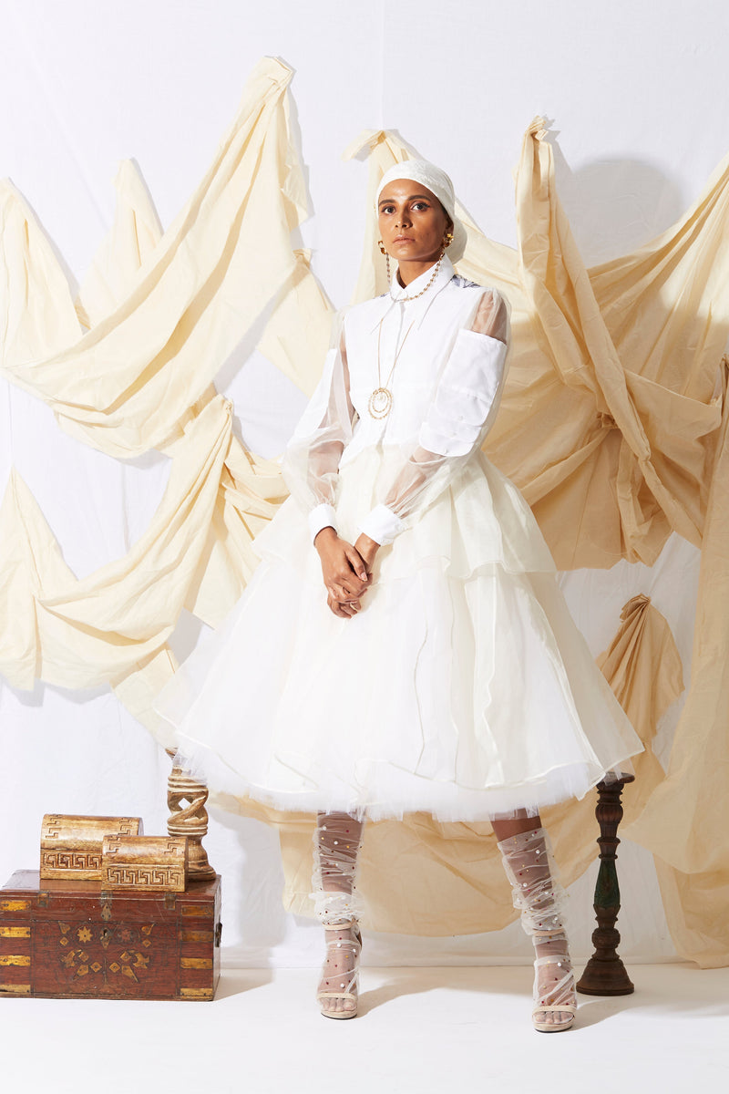 Organza Trench Shirt - ourCommonplace