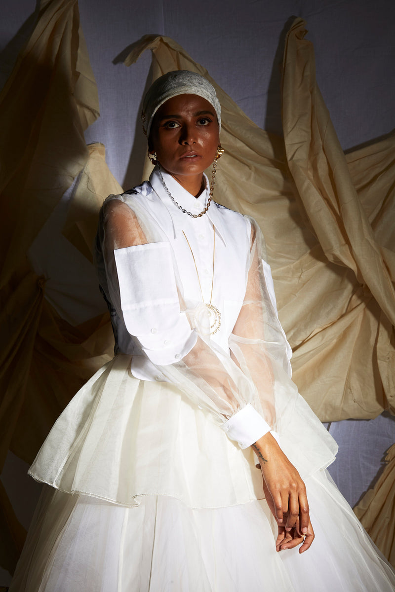 Organza Trench Shirt - ourCommonplace
