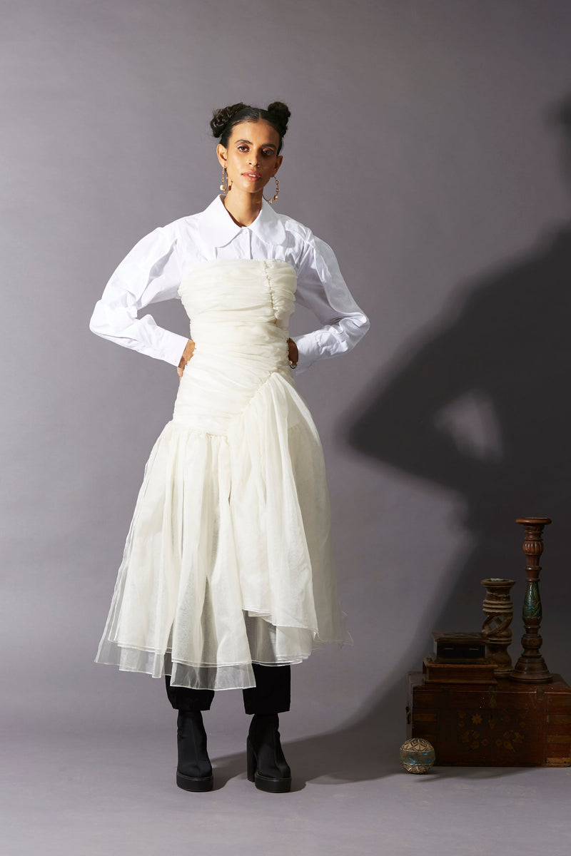 Hand Draped Apron Top - ourCommonplace