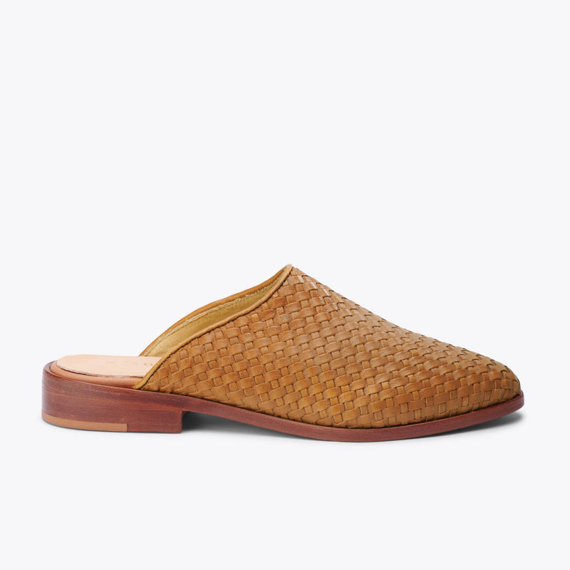 Ama Woven Mule Woven Almond - ourCommonplace