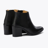 Heeled Chelsea Commuter Boot Black - ourCommonplace