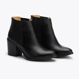 Heeled Chelsea Commuter Boot Black - ourCommonplace