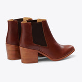 Heeled Chelsea Boot Brandy - ourCommonplace