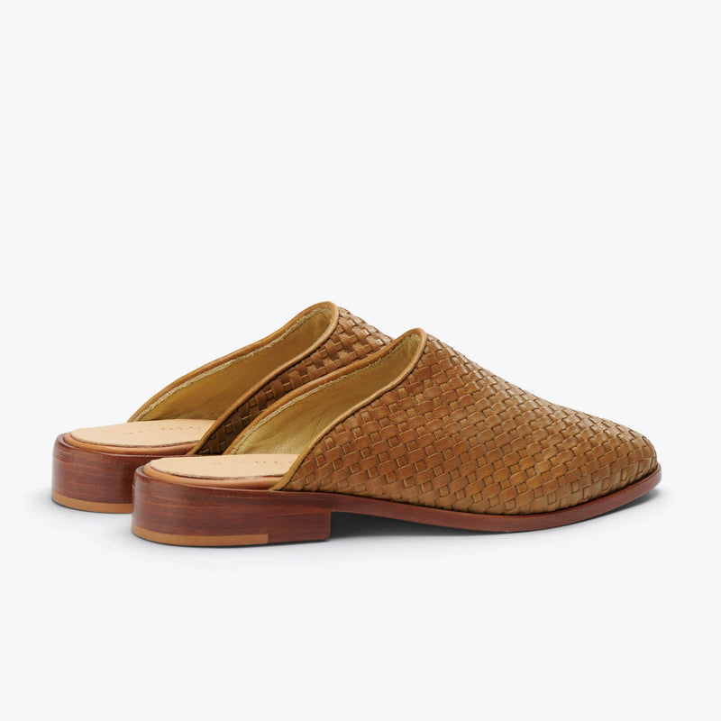 Ama Woven Mule Woven Almond - ourCommonplace