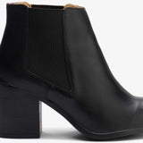 Heeled Chelsea Commuter Boot Black - ourCommonplace