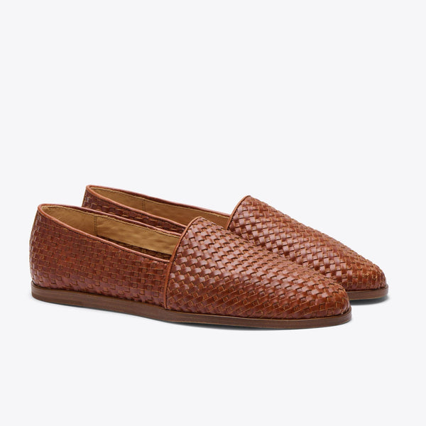 Mara Woven Slip on Woven Brandy - ourCommonplace