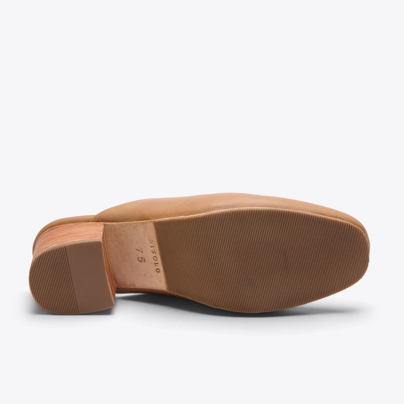 All-Day Heeled Mule Almond - ourCommonplace