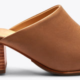 All-Day Heeled Mule Almond - ourCommonplace