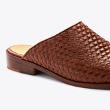 Ama Woven Mule Woven Brandy - ourCommonplace