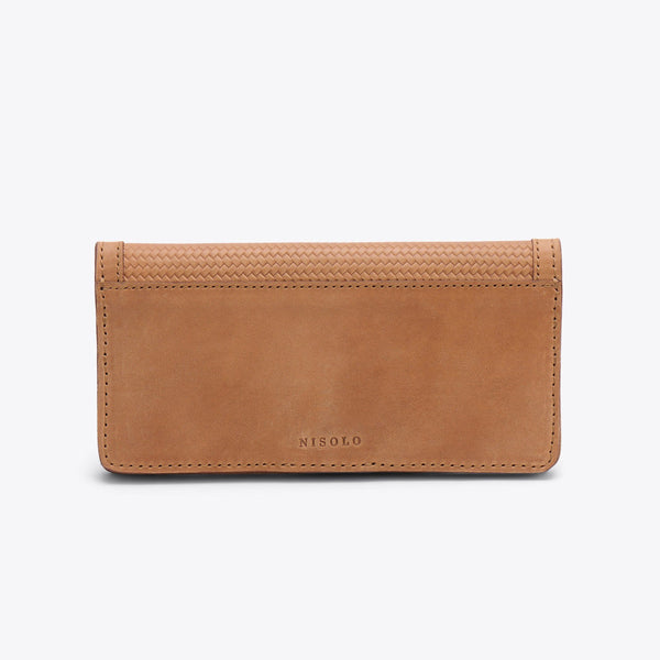 Classic Wallet Woven Almond - ourCommonplace
