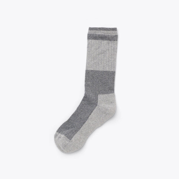 Cotton Crew Sock Charcoal/Grey - ourCommonplace