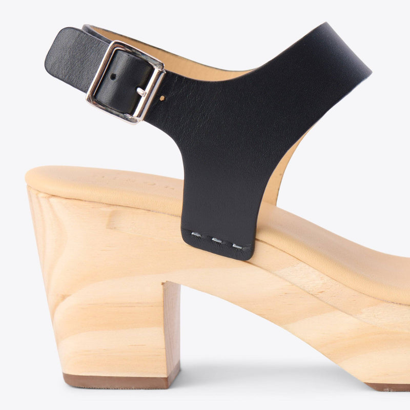 All-Day Open Toe Clog Black - ourCommonplace