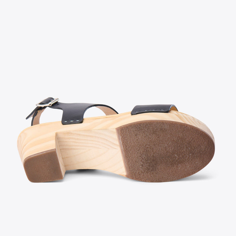 All-Day Open Toe Clog Black - ourCommonplace