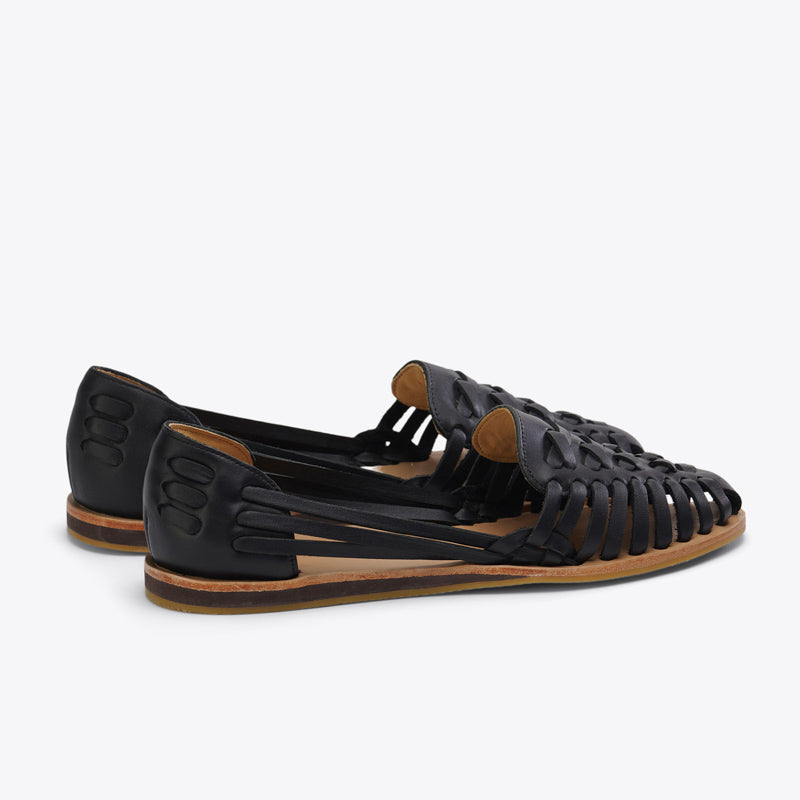 Women's Huarache Sandal Black - ourCommonplace