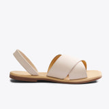 All-Day Cross Strap Sandal Bone - ourCommonplace