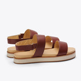 Go-to Flatform Sandal Brandy - ourCommonplace