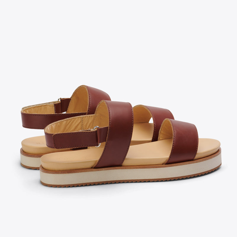 Go-to Flatform Sandal Brandy - ourCommonplace