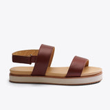 Go-to Flatform Sandal Brandy - ourCommonplace