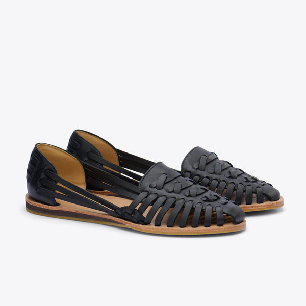 Women's Huarache Sandal Black - ourCommonplace