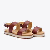 Go-to Flatform Sandal Brandy - ourCommonplace