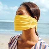 MASKANA UV50 Waterproof Gaiter Face Mask, in Bee Yellow - ourCommonplace