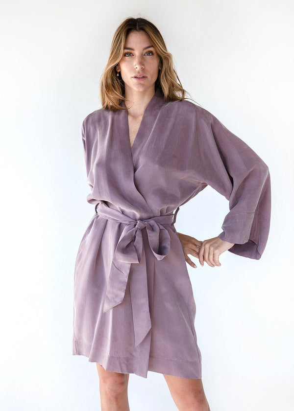 Blush Mini Kimono Robe - ourCommonplace