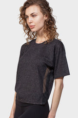 BACK MESH YOKE TOP - ourCommonplace