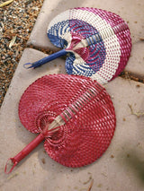 Balinese Woven Hand Fan "Cali" - ourCommonplace