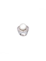 QED PEARL RING SILVER - ourCommonplace