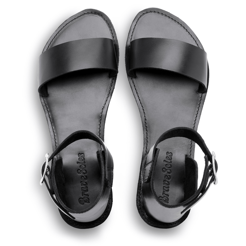 The Camila Leather Flatform Sandal - ourCommonplace