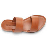 The Ophelia Leather Slide Sandal - ourCommonplace