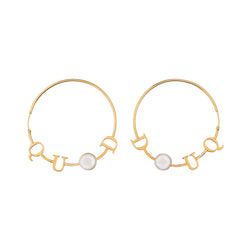 QUOD Pearl Hoops - ourCommonplace