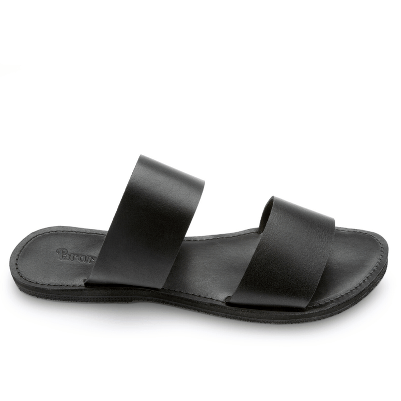 The Ophelia Leather Slide Sandal - ourCommonplace