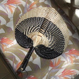 Balinese Woven Hand Fan "Shiva" - ourCommonplace