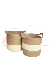 Agora Colorblock Basket (Set Of 2) - ourCommonplace