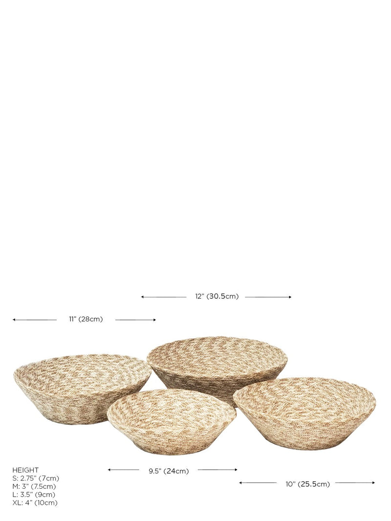 Agora Woven Nesting Bowl (Set Of 4) - ourCommonplace