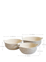 Amari Fruit Bowl - Black (Set Of 3) - ourCommonplace