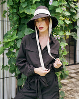 Amelia Recycled Travel Jumpsuit, in Black - ourCommonplace