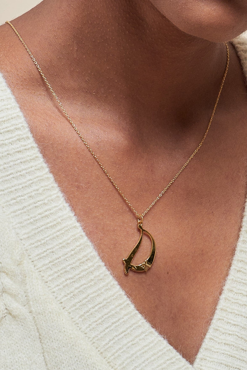 Heirloom 'D' Alpha Charm Necklace - ourCommonplace