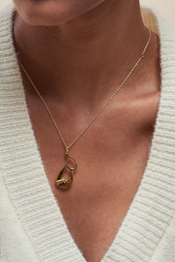 Heirloom 'B' Alpha Charm Necklace - ourCommonplace